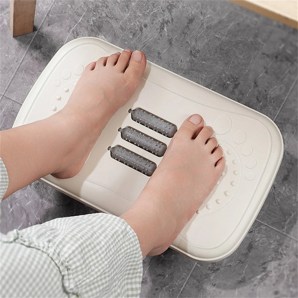 Rocking Footrest for under Desk Ergonomic Desk Leg Rest Rocker Balance Board Comfortable Foot Stool for Desk Home Office Oasis Select