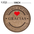 500 Pcs Gracias Spanish Thank You Stickers | Scrapbooking Labels