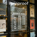 2 Sets Business Hours Window Decal, Clear UV Resistant Store Hours Sticker - Self-Adhesive Open Close Time Sign for Glass Door Oasis Select 2pcs