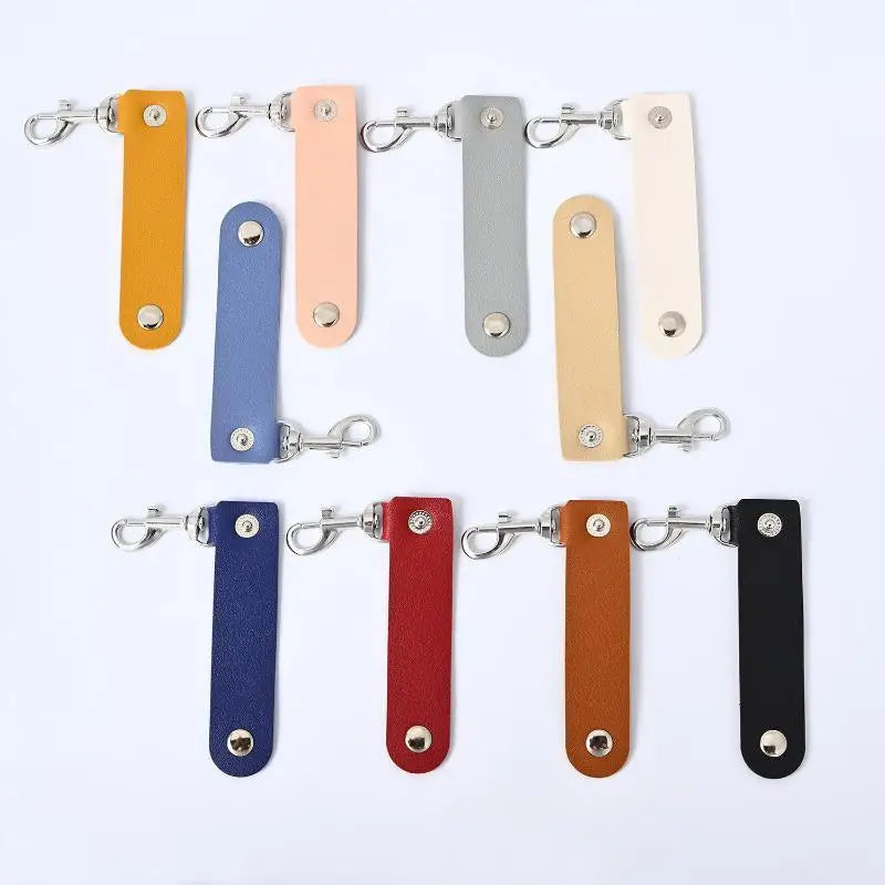 PU Leather Hat Clip with 360° Swivel Hook | Bag Hanger