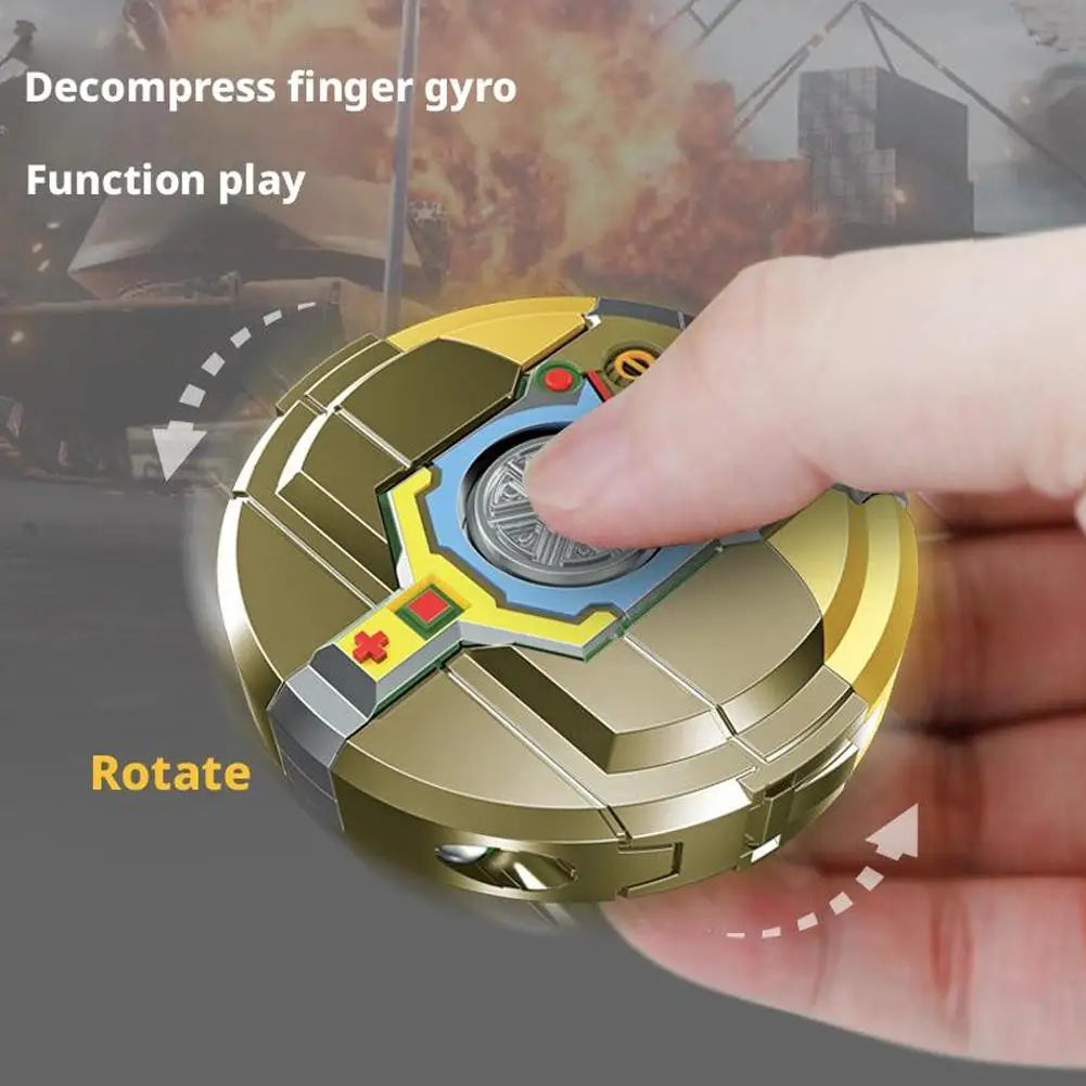 Transformable Fidget Spinners Funny Sensory Fidget Toys Deformable DIY Round to Robot Fingertip Toys for Kids Party Gifts Oasis Select