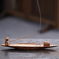 An Old Man's Fishing Room Features A Creative Incense Stand with A Zen Tea Ceremony and A Ceramic Aroma Diffuser Insence Burner Oasis Select Line incense burner