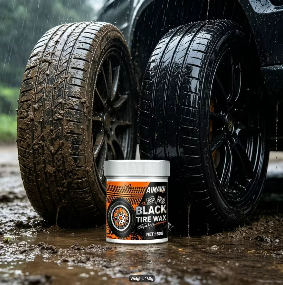 Tire Protection Wax – UV Shield, Anti-Crack Black Coating Tire Care Wax Oasis Select