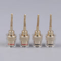 2/4Pcs 4MM Banana Female To 2MM Pin Connector HIFI Cable Adapter Plug Braided Copper Wire Socket Oasis Select 4Pcs