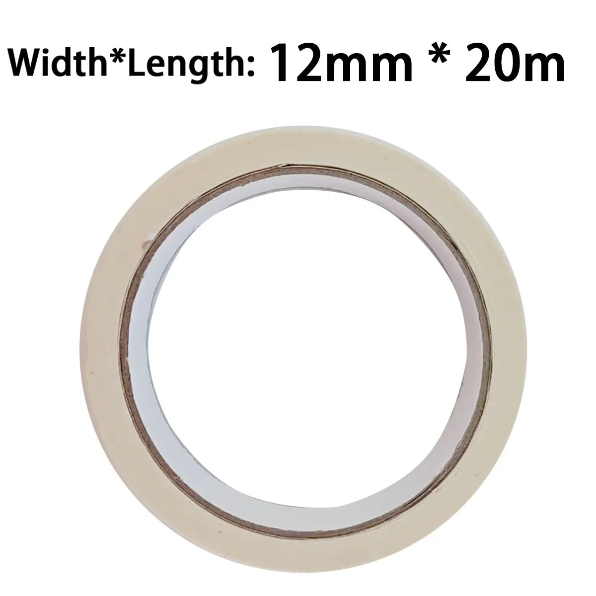 20m High-Temp Masking Tape – Writable, Tearable & Strong Hold