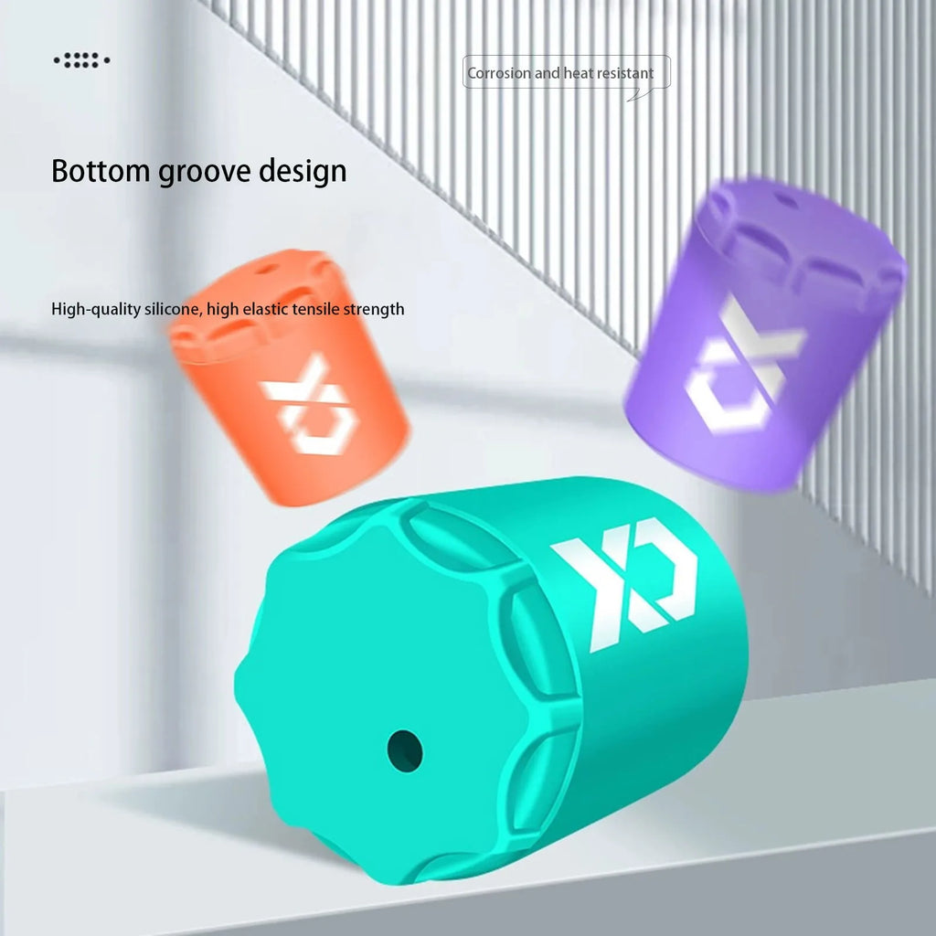 New Rod Back Block Silicone Protective Cover Fishing Rod Handle Protective Case Cover Block Non-slip Fishing Tackle Accessories Oasis Select