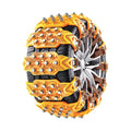 Car tires, anti-skid chains, sedan off-road vehicles, universal type, thickened and widened, ice breaking and anti-skid Oasis Select 2PCS