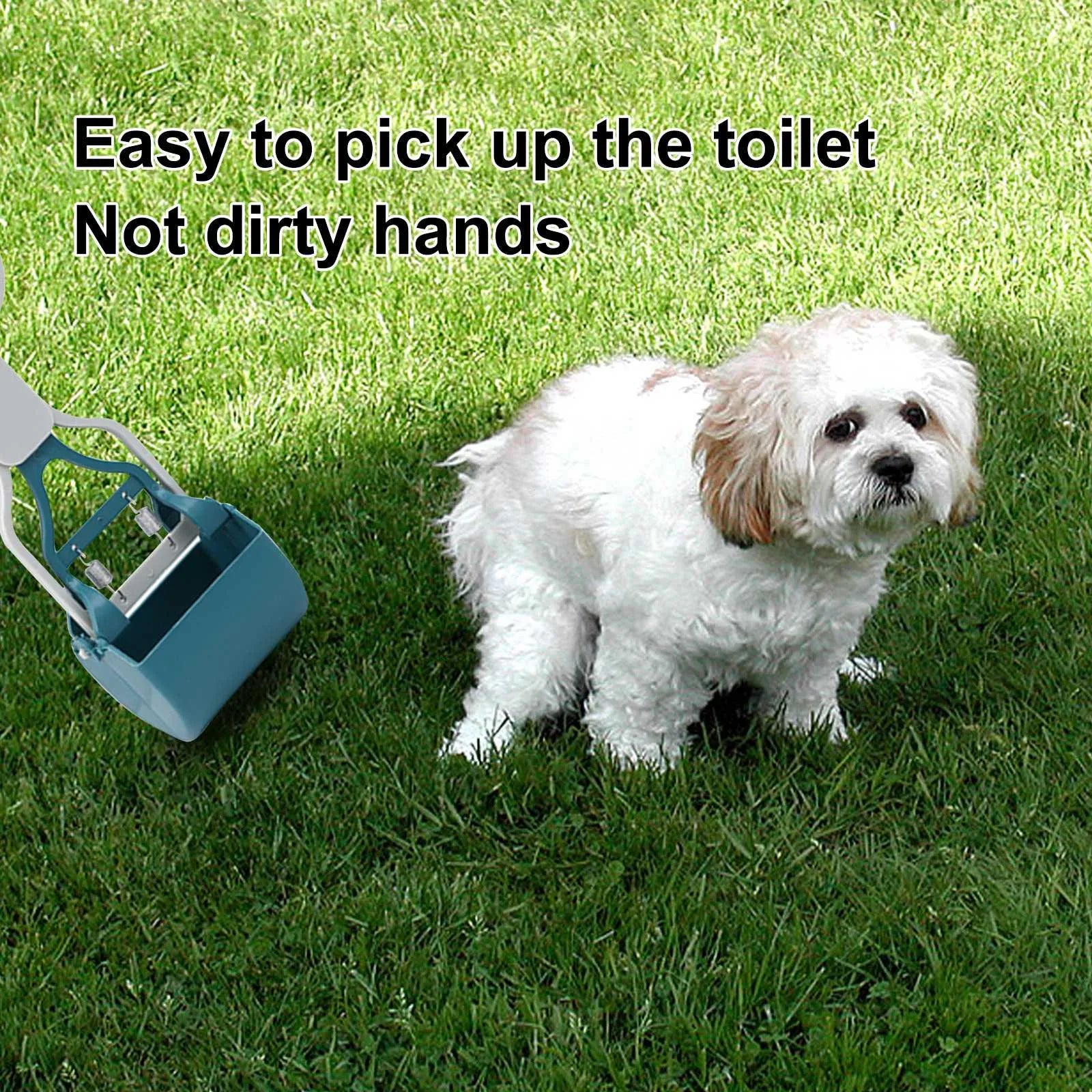 Large Size Pet Pooper Scooper with Long Handle Dog Poop Scoop Pet Supplies Easy to Use Comfortable Handle Dog Waste Disposal Oasis Select