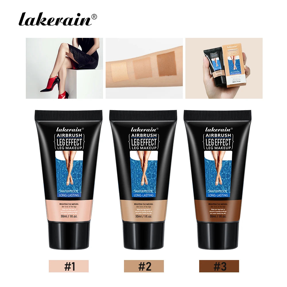30g Leg Foundation Blemish Cover Makeup Moisturizing Body Foundation Fake Lotion Even Skin Skin Tanning Tone Care Tan Cream Body Oasis Select