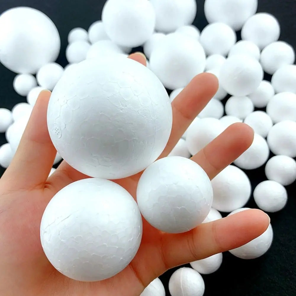 White Polystyrene Foam Balls 80pcs – Christmas Ornaments & DIY Christmas Craft Ornaments Oasis Select