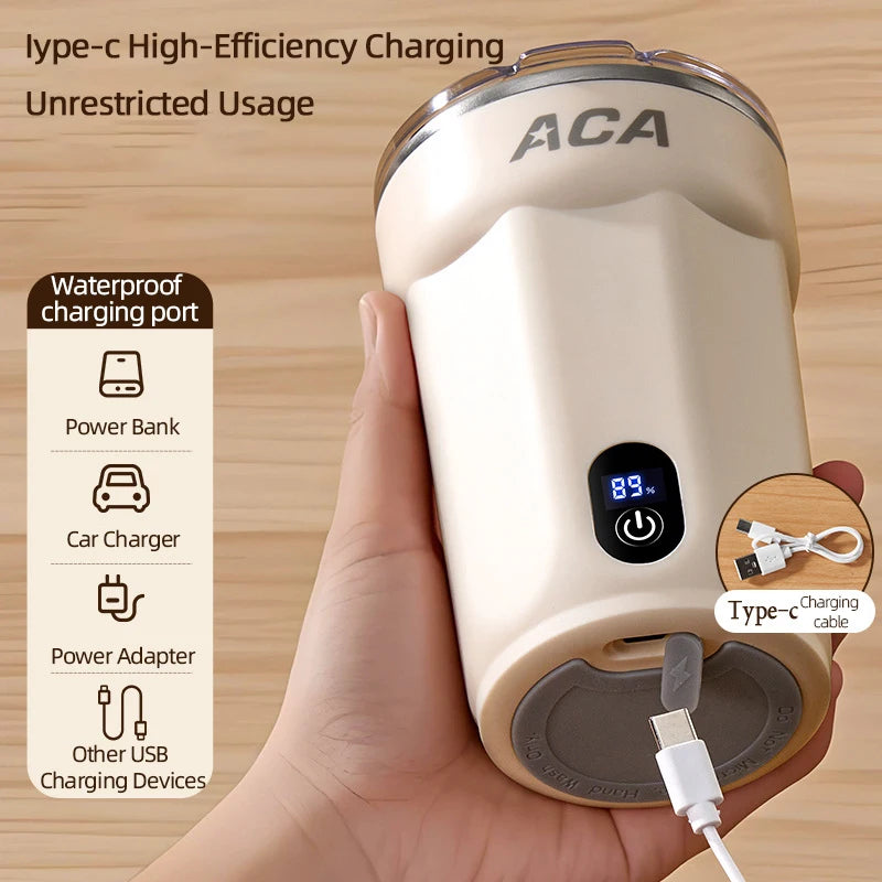 URGGU 300ml Smart Self-Stirring Cup | USB Magnetic Auto Blend