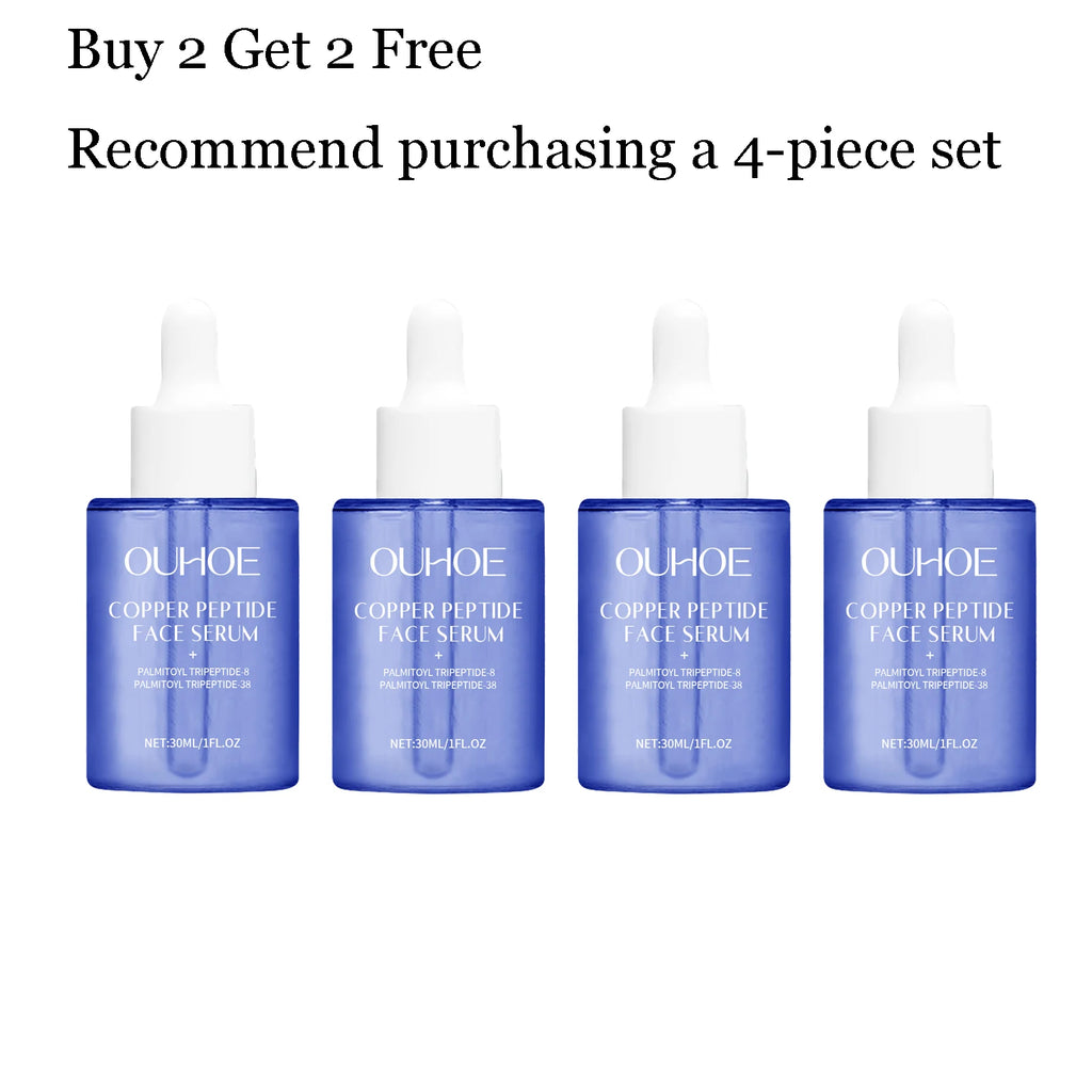 30ML Facial Serum Gentle Moisturizing Nourishing Enhance Smoothness Improve Skin Elasticity Glowing Copper Peptide Face Serum Oasis Select buy 2 free 2 United States