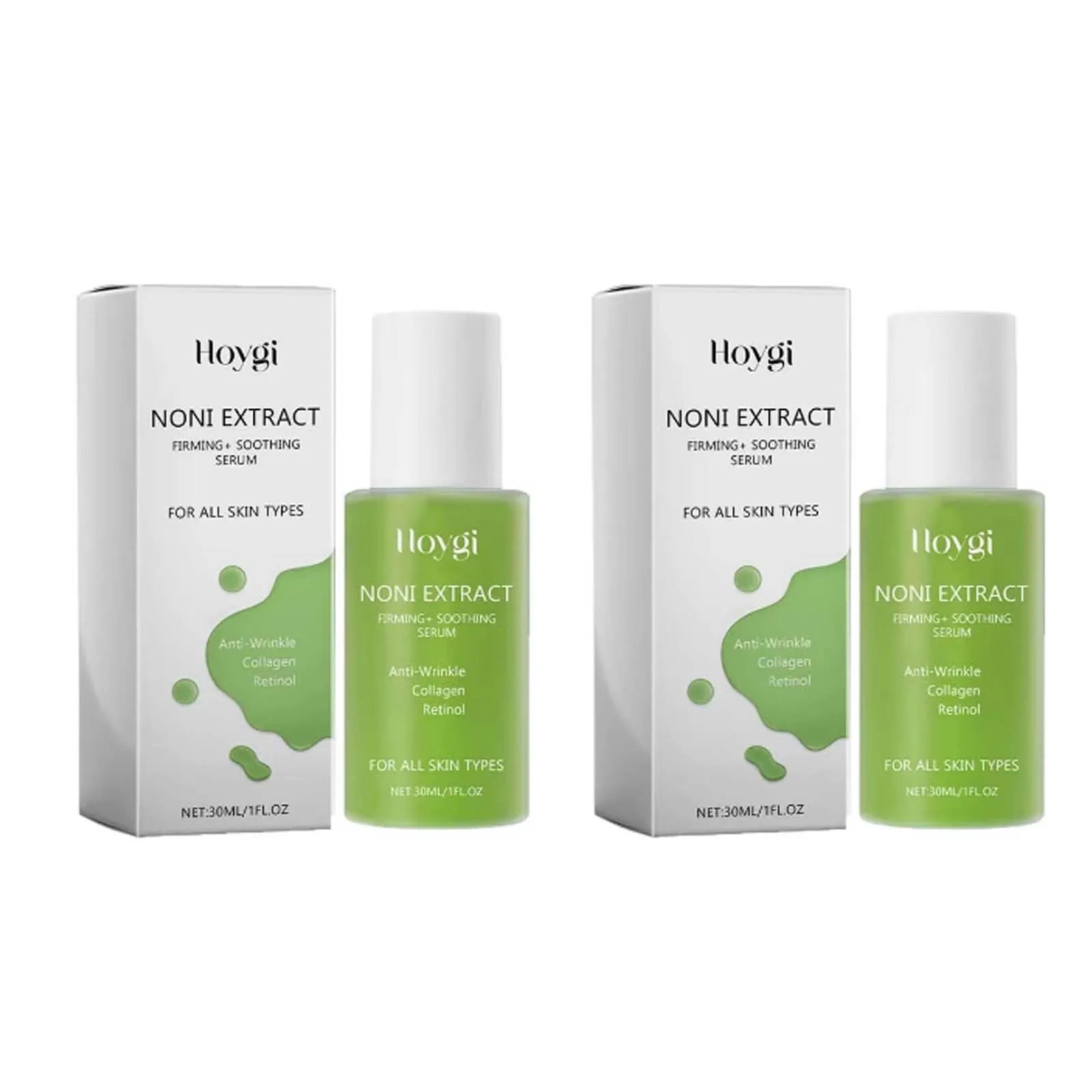 Retinol Serum Noni Fruit Essence Nourishing Brightening & Plumping Moisturizing Firming Smoothing Soothing Facial Skin Care Oasis Select 2Pcs 30ml Boxed