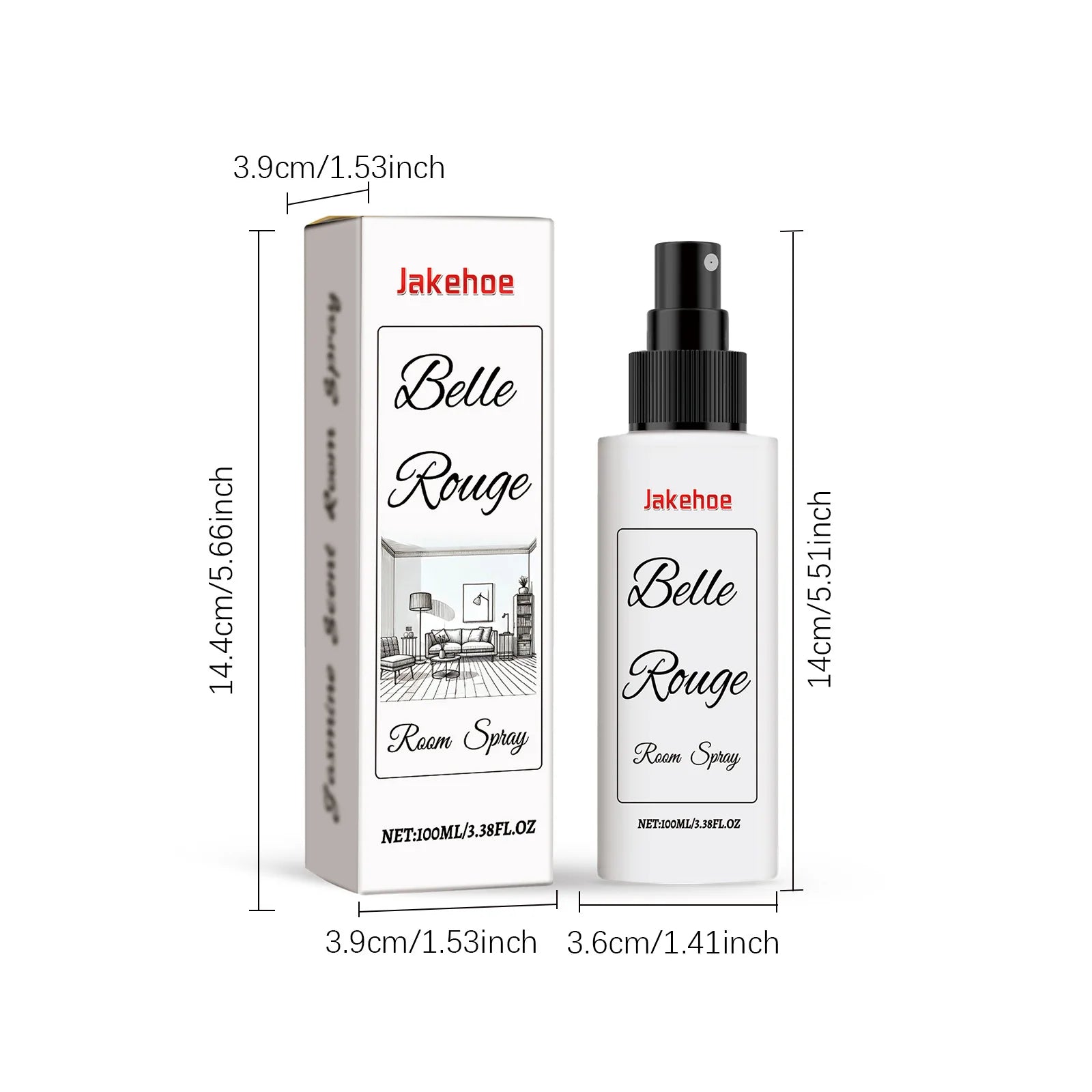 Indoor Jasmine Fragrance Spray Purify Air Remove Odour Boosting Mood Long Lasting Fragrance Barthroom Many Place Fragrance Spray Oasis Select 100ml boxed