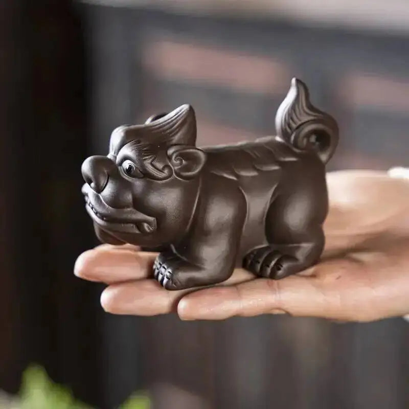 Purple Clay Tea Pet Ornament Fun Cute Pixiu Tea Tray Tea Play Tea Ceremony Oasis Select
