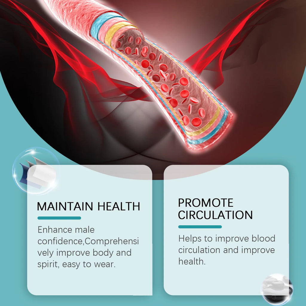 HOUKEA Prostate Care Ring – Magnetic Therapy for Men's Health Magnetic Therapy Ring Oasis Select