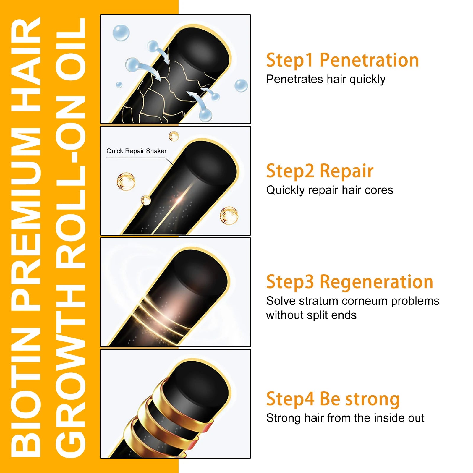 Biotin Hair Growth Products Fast Growing Oil Conditioner Frizz Damaged Repair Hair Thinning Soap Nourish Root Dense Hair Shampoo Oasis Select