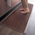 New Anti-Fatigue Standing Mat, Kitchen Mat with PVC Waterproofing, Non-Slip Kitchen Rug for Standing Desk, Kitchen, Office Oasis Select Coffee 44x150cm