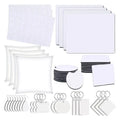 LIKE WISH 82PCS Sublimation Blanks Products Set, Christmas Craft Sublimation Kit DIY Heat Printing Pattern Craft Oasis Select Photo Color