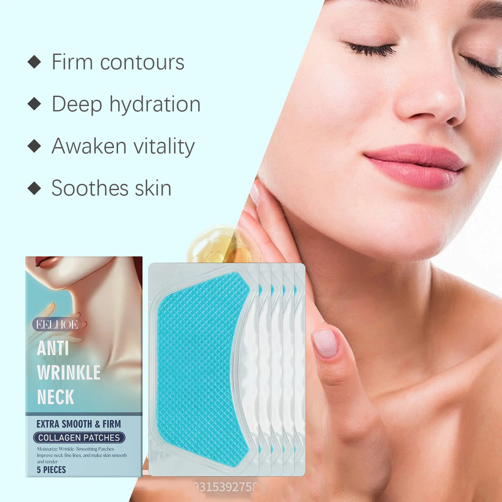 Eelhoe Collagen Neck Mask Patches – Firm, Lift & Hydrate Collagen Neck Mask Oasis Select