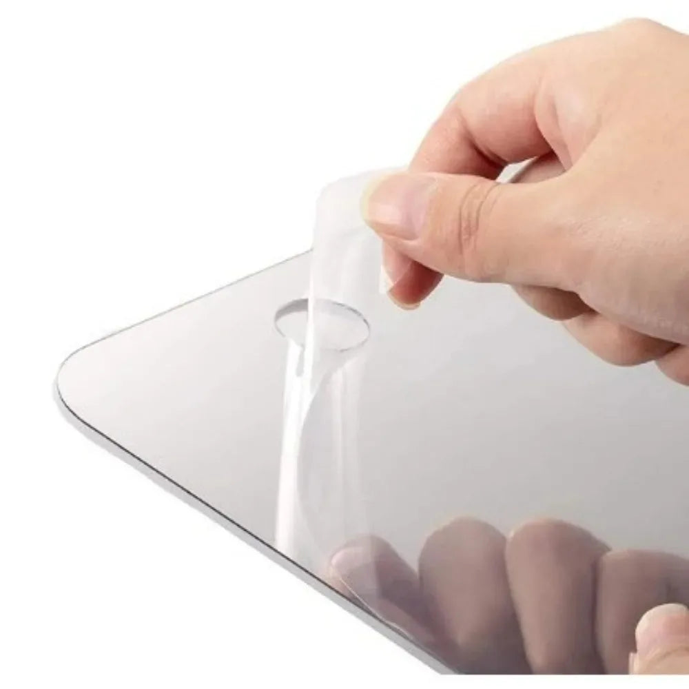 Bathroom Anti Fog Mirror Fogless Acrylic Shower Mirror with Wall Hook Portable Vanity Mirror for Men Shaving Women Makeup Travel Oasis Select