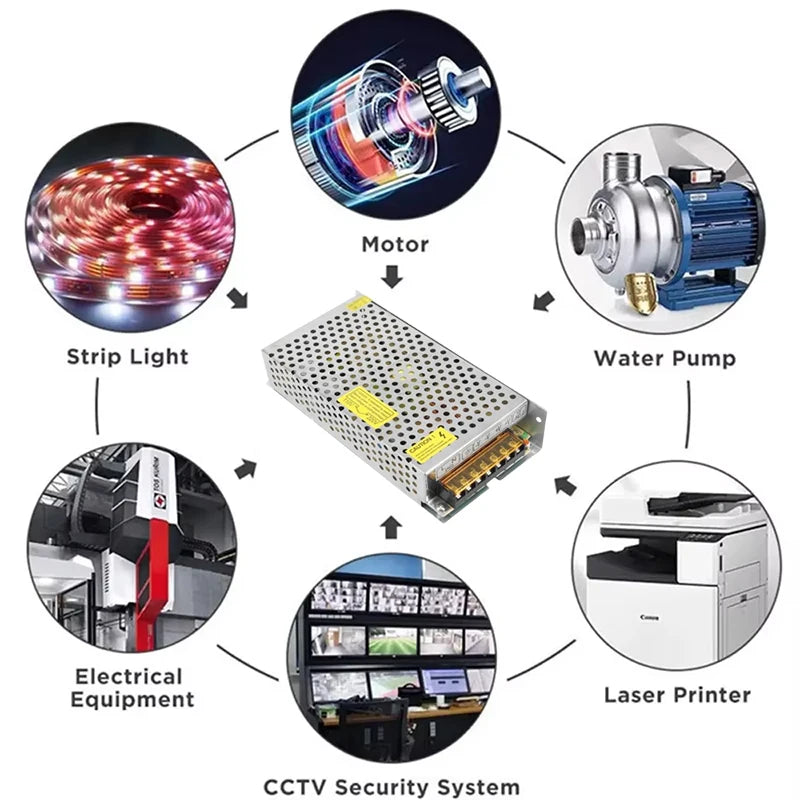 AC 220V TO DC 12V 24V 5V Power Supply 500W 600W 800W Power Supply AC 220 V TO DC 5 12 24 V Lighting Transformers For LED Strips Oasis Select