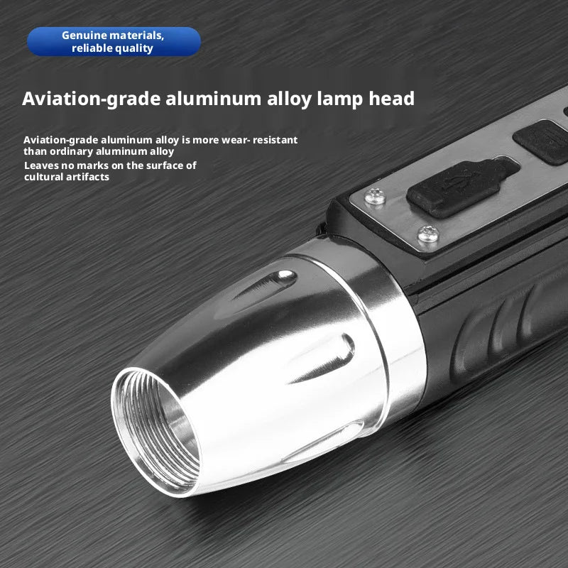 SHINEKNOT UV Inspection Flashlight – 4-in-1 Multi-Light Torch