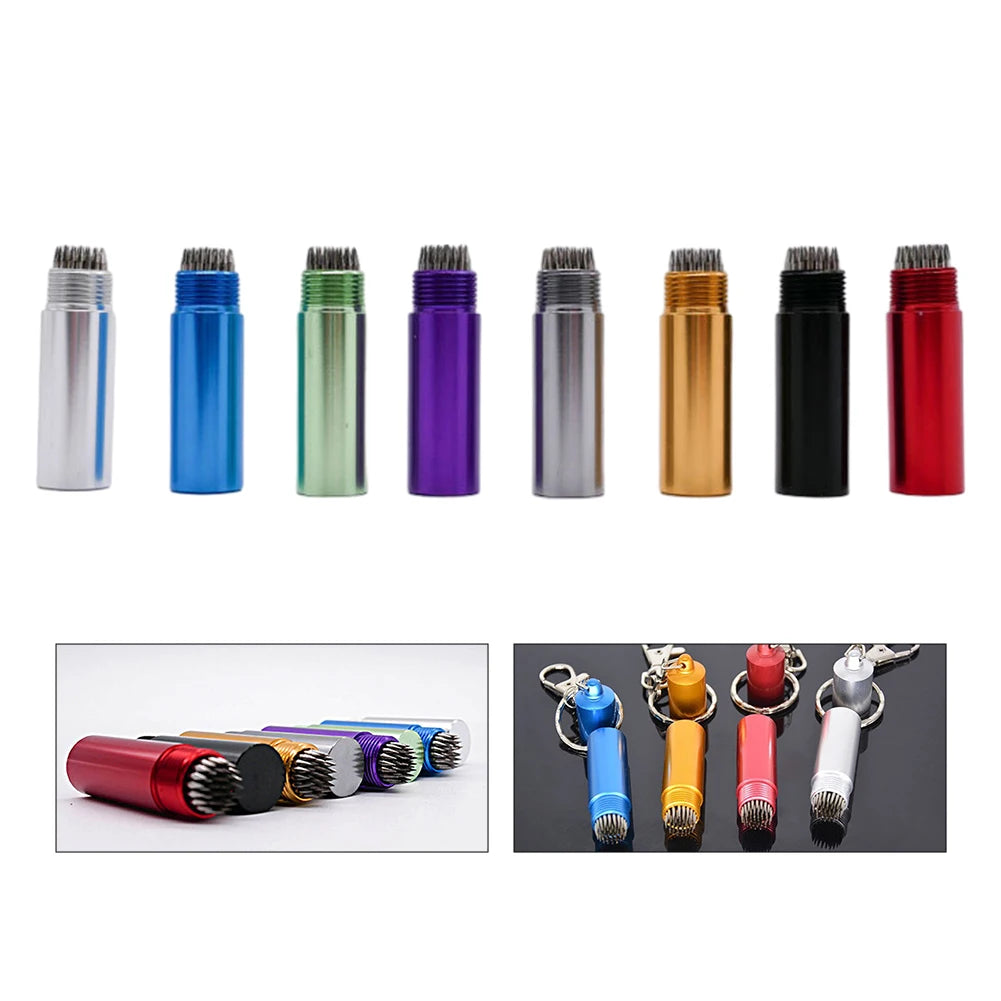 Billiard Cue Stick Tip Tool Snooker Pool Tip Cue Tapper With KeyChain Cue Care Billiard Cue Accessories Shaper/Tapper/Aerator Oasis Select