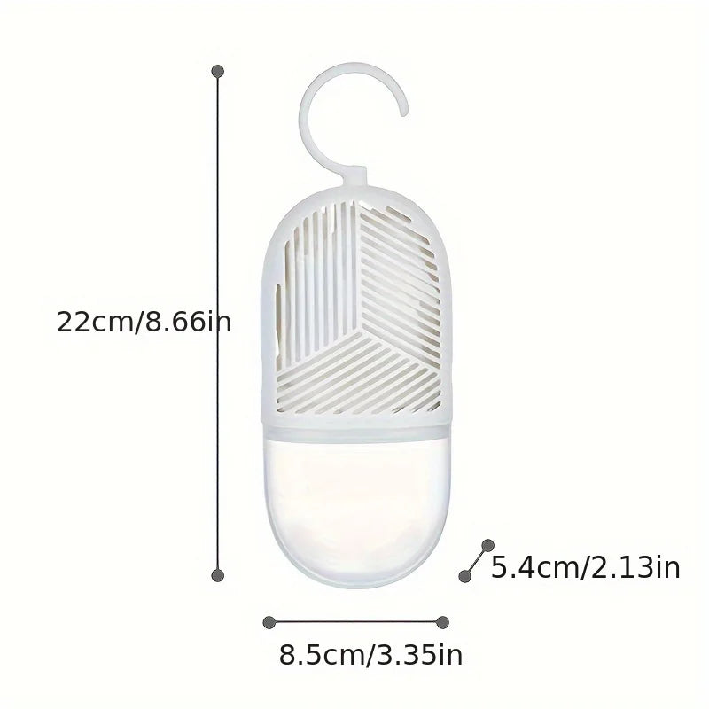 Uncharged High-Index Plastic Closet Dehumidifier, Odor Eliminator & Air Freshener, Moisture Absorber for Wardrobe & Cabinet Oasis Select