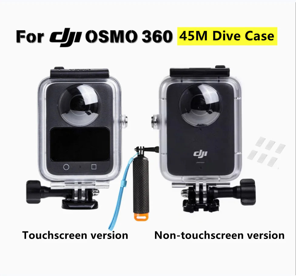 45m Waterproof Dive Case for DJI Osmo 360 | Protective Housing