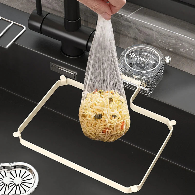 Kitchen Sink Drain Net Rack – Suction Cup Waste Filter