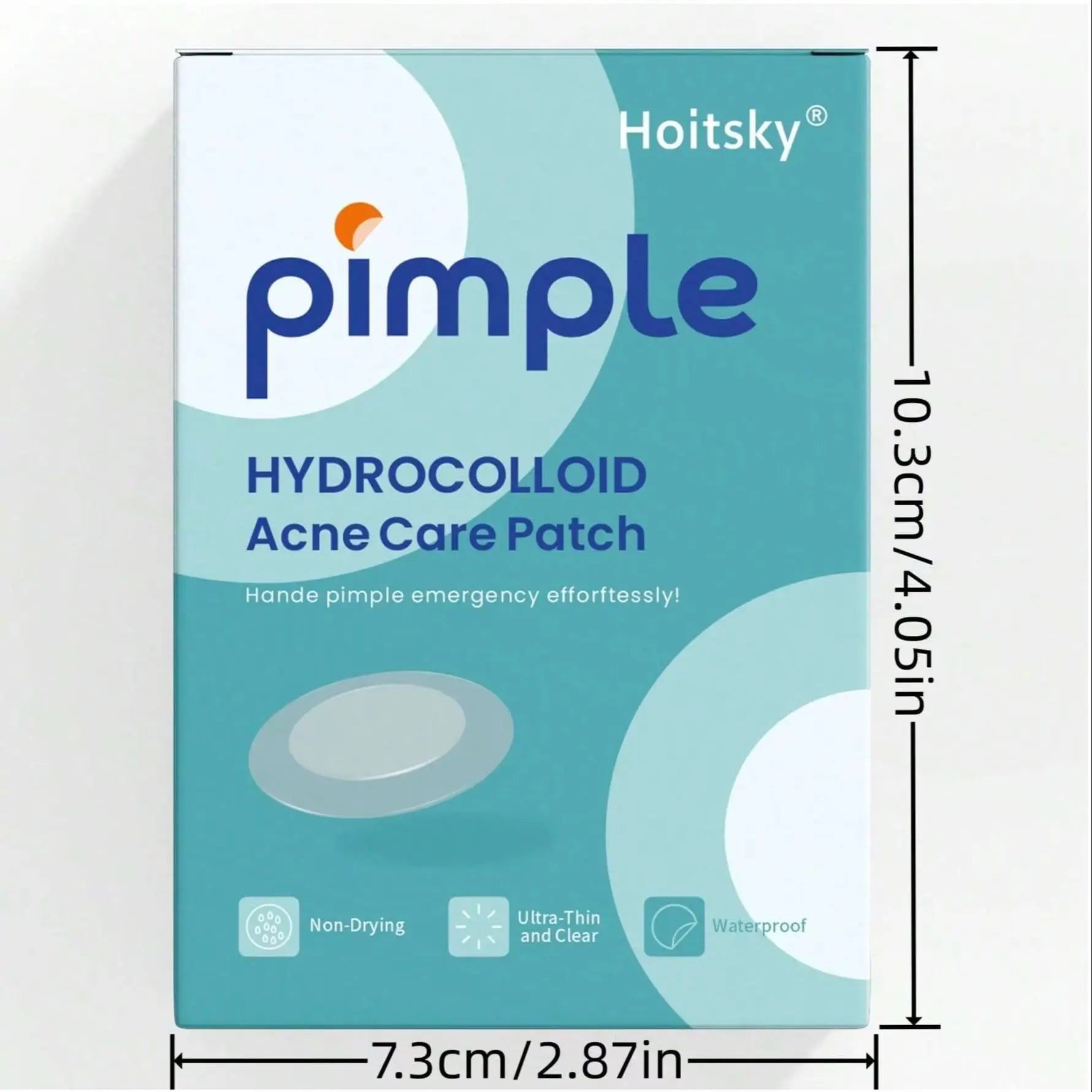 800/400 pieces/box of transparent circular acne patches for the face, with a natural and three-dimensional appearance Oasis Select