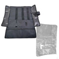 Heavy-Duty Portable Camping Gear Roll Organizer Tent Stake Peg Guylines Carry Bag with Hammer Sleeve Ground Nail Storage Bag Oasis Select black