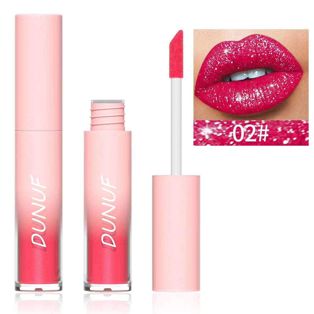 1pcs Pearlescent Lipstick - Waterproof Long-Lasting Lip Gloss Easy to Paint Exquisite Gift Stage Makeup Daily Makeup Universal Oasis Select 02