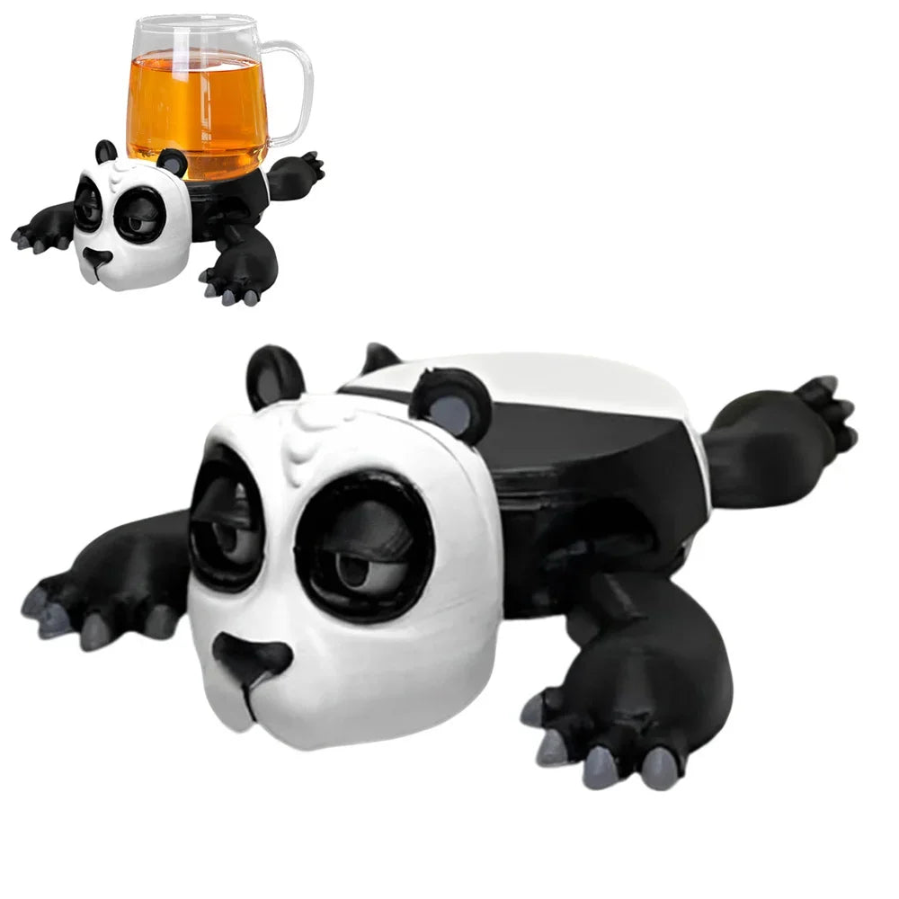 3D Funny Tea Coasters, Panda Cup Holder, Insulated Drink Mat Wine Coffee Glasses Home Decor & Kitchen Accessories, Gag Gift Oasis Select