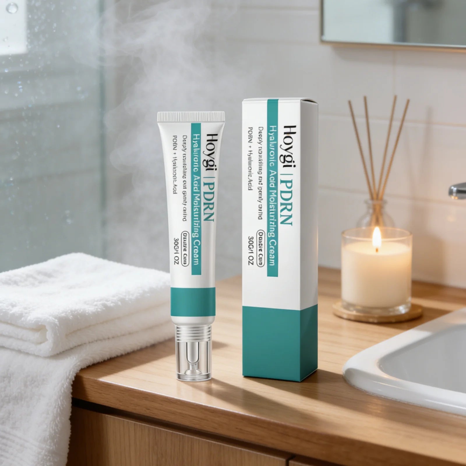 Hoygi Hyaluronic Acid Moisturizing Cream Hydration Glowing Skin Nourishing Anti Wrinkle Lightweight Mild Multi Effect Face Cream Oasis Select