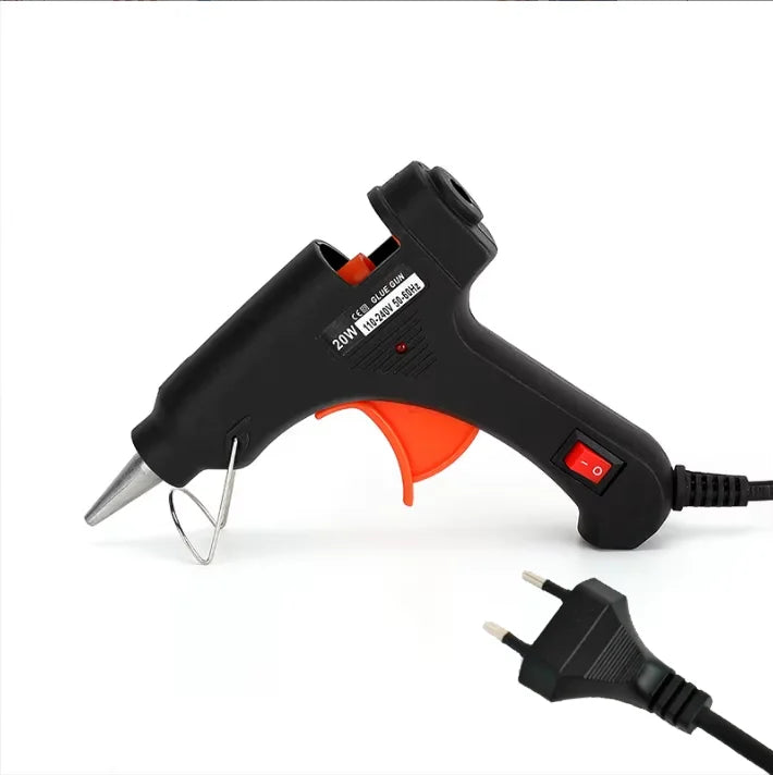 3/1PCS Hot Melt Glue Gun20W Hot Melt Glue Gun Using Glue Stick for DIY Handicrafts, Arts and Crafts, Christmas Gifts, Quick Home Oasis Select EU-bk
