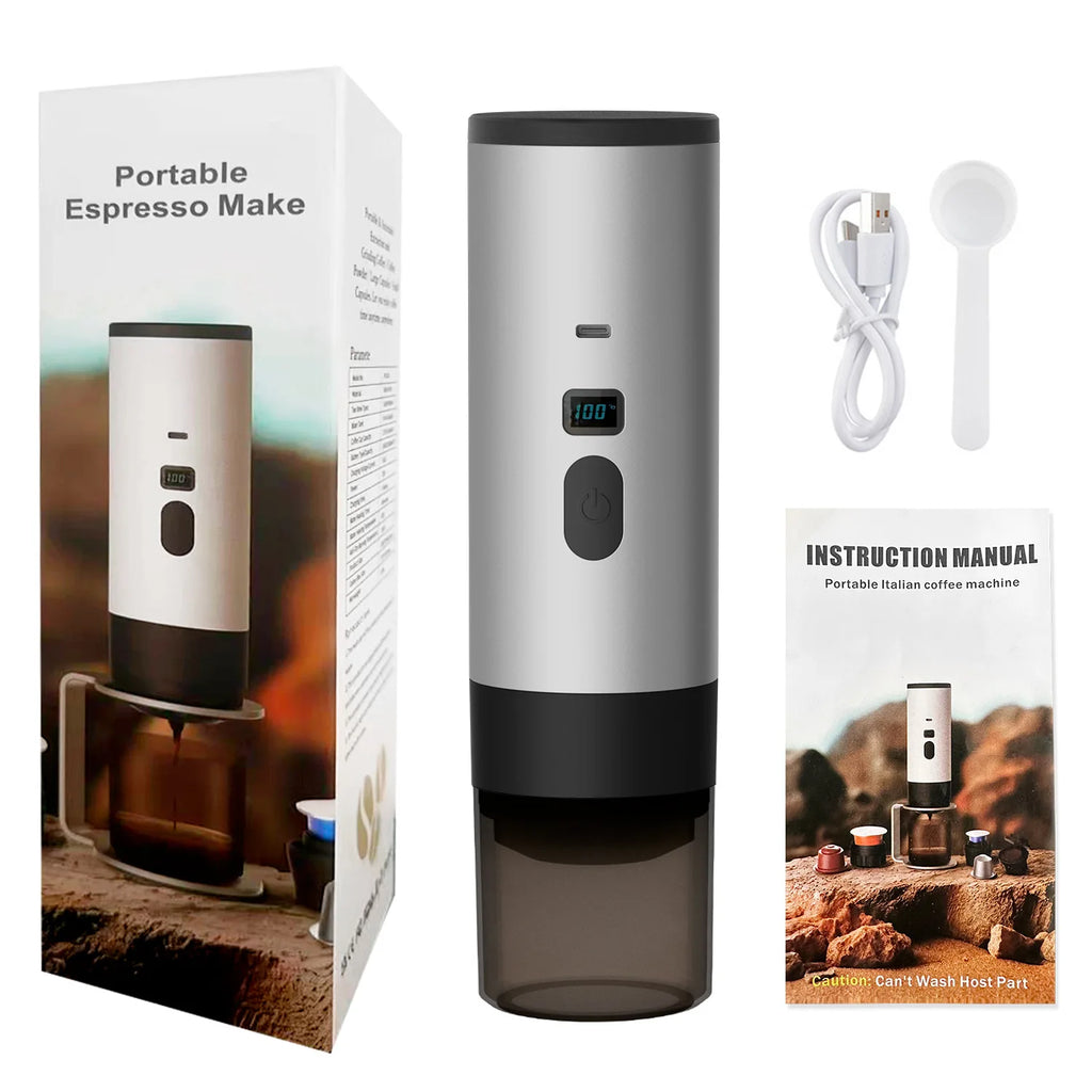 URGGU Portable Capsule Coffee Maker – Wireless Touch Screen