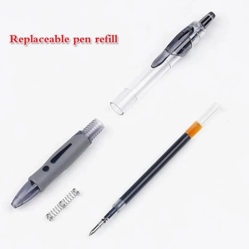 6/13pcs Retractable Gel Pens Set Black/Red/Blue Ink Ballpoint for Writing Refills Office Accessories School Supplies Stationer Oasis Select