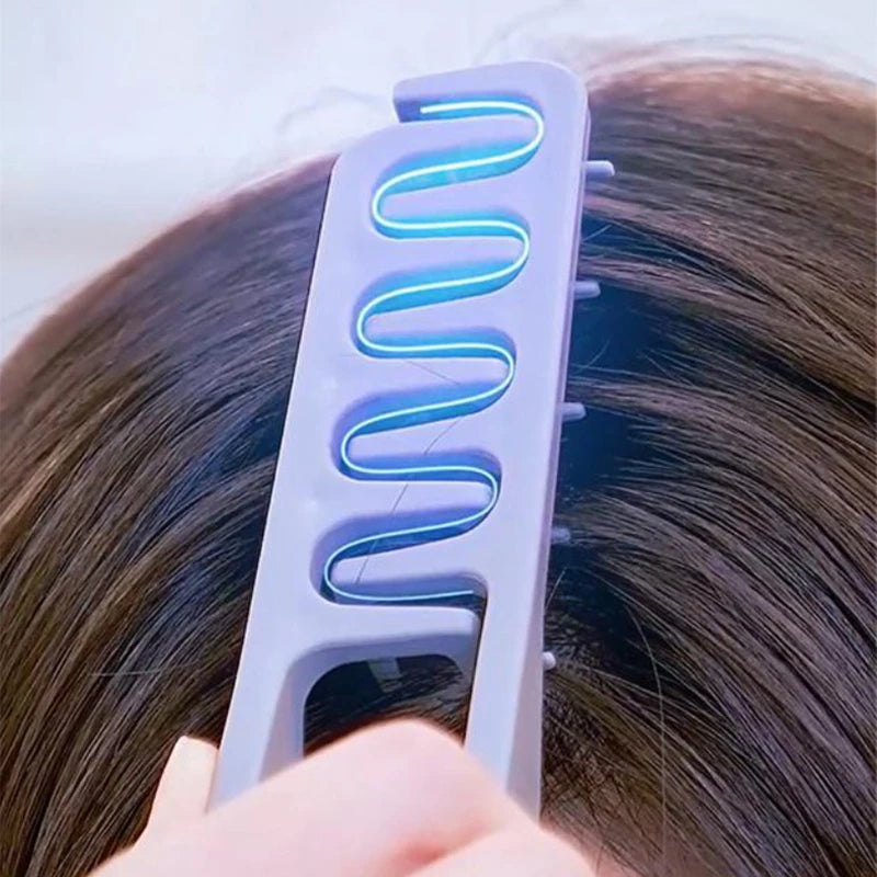 Wide-Tooth Volumizing Hair Styling Comb Curling Tools Fluffy Texture For Men Ideal For All Hair Types Hairstyling Tool Oasis Select