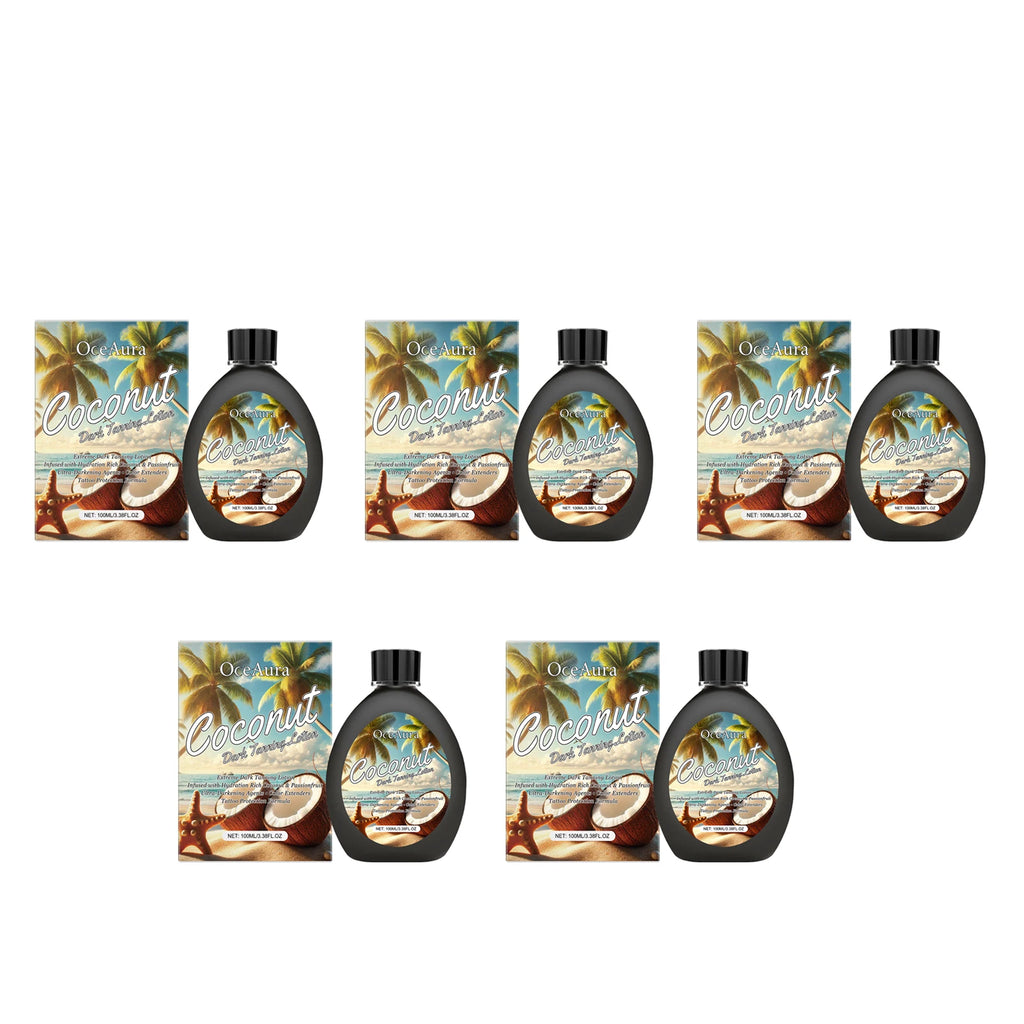 OceAura Coconut Dark Tanning Lotion – Bronzer & Sunless Tan Sunless Tanning Lotion Oasis Select 500ml boxed