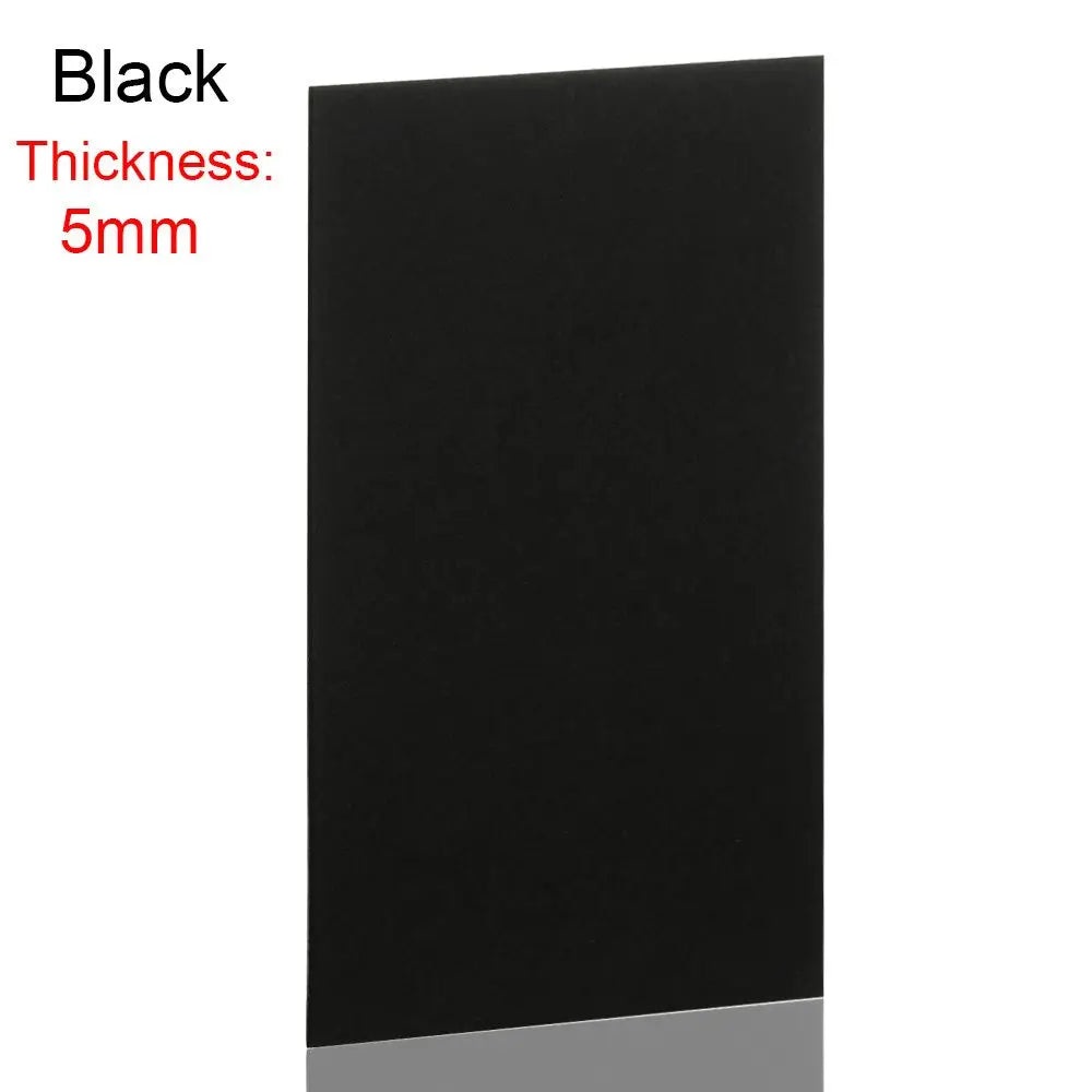 3/5mm Self Adhesive Furniture Leg Felt Pads Anti Slip Chair Table Mats Anti Scratch Floor Protection 21*30cm DIY Cutting Oasis Select black 5mm