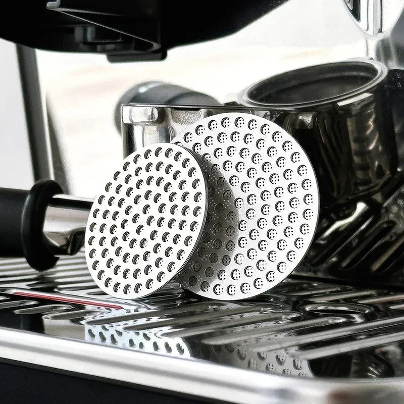 Coffee Secondary Water Separator Stainless Steel Coffee Machine Handle Water Separator Sintered Mesh Filter Filter Screen Oasis Select