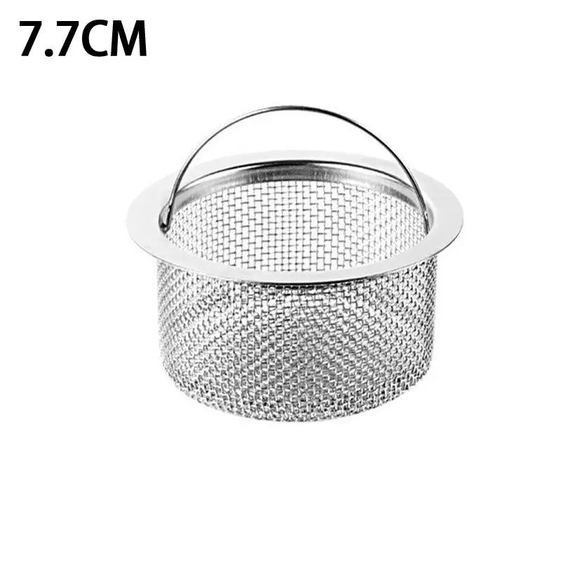 Kitchen Sink Stainless Steel Filter Sewer Mesh Strainers Disposable Sink Filter Mesh Bags Bathroom Floor Drain Hair Waste Filter Oasis Select one size D