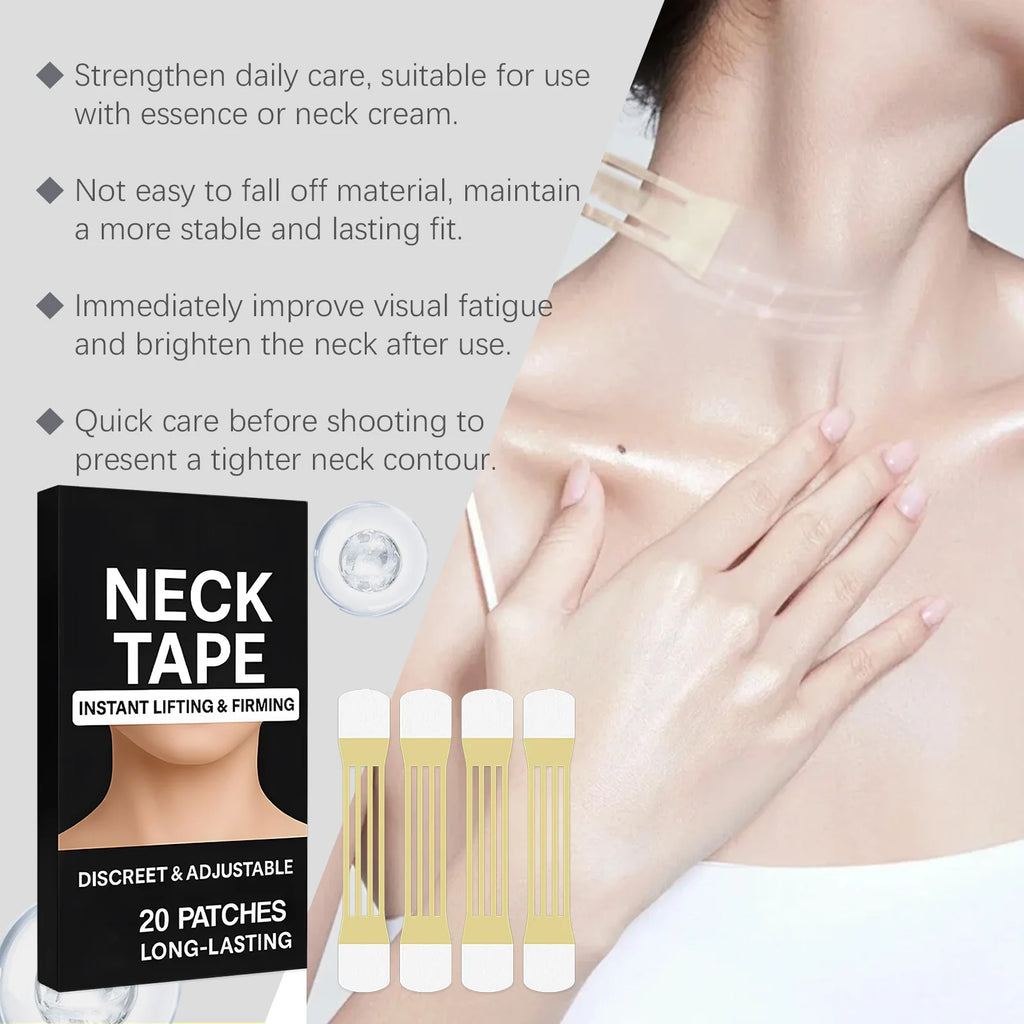 Anti-Aging Neck Wrinkle Patch – Firm, Lift & Contour 20 pcs Neck Firming Patch Oasis Select