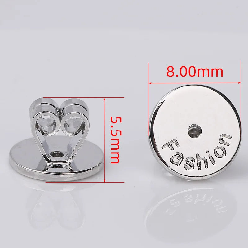 5Pairs 6/8mm Secure Spring Locking Earring Backs Replacements 18K White Gold Plated for DIY Heavy Dangle Earring Posts Jewelry Oasis Select White Gold 8mm
