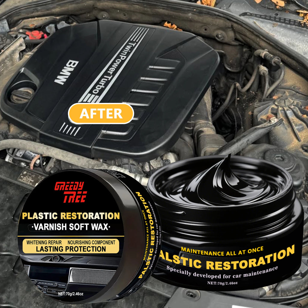 Car Plastic Restorer – Polishing Wax, Scratch Repair & Renewal