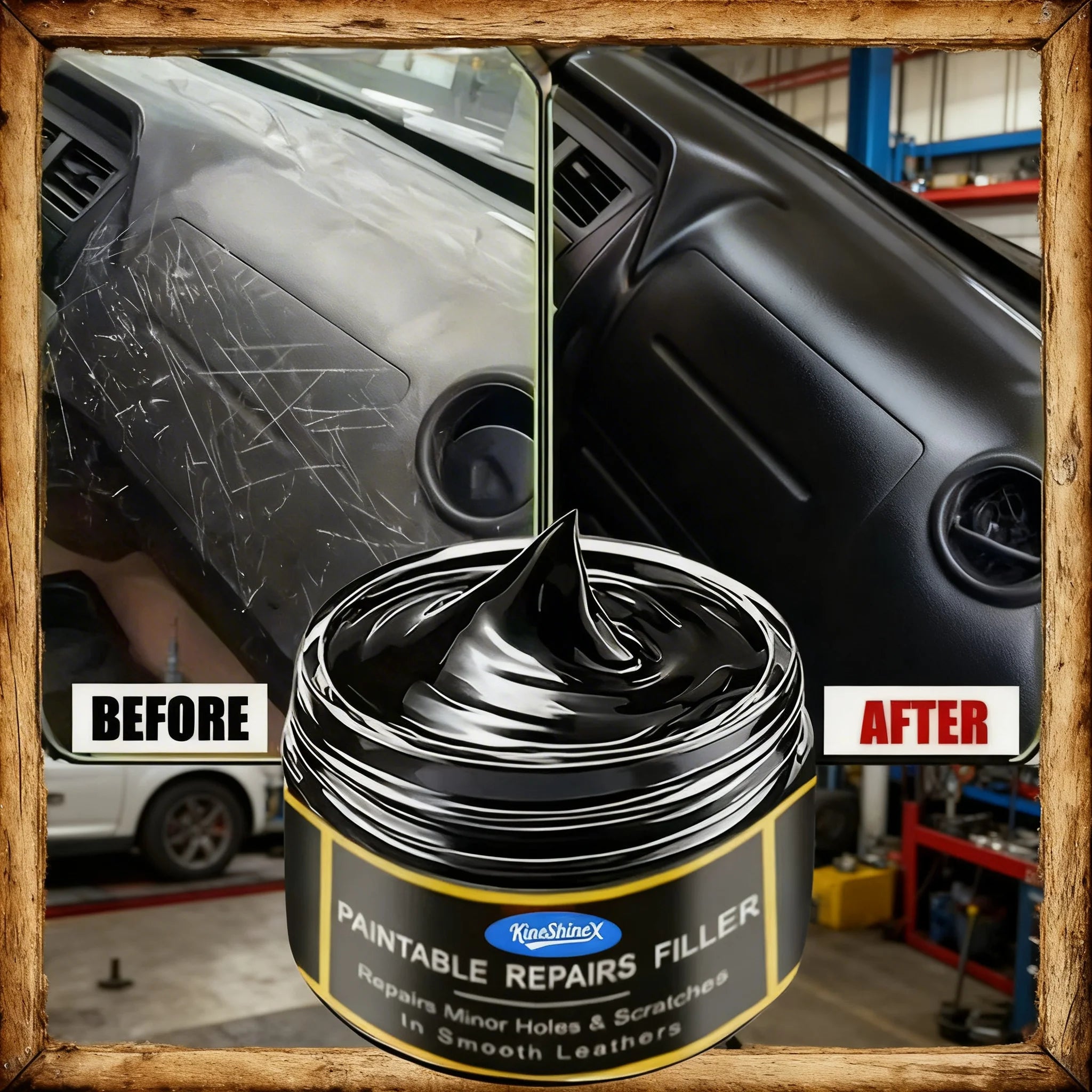Car Steering Wheel Restoration Paste – Scratch & Gloss Repair