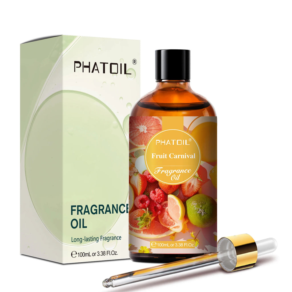 PHATOIL 100ml Fragrance Oil with Dropper | 15 Scents for DIY
