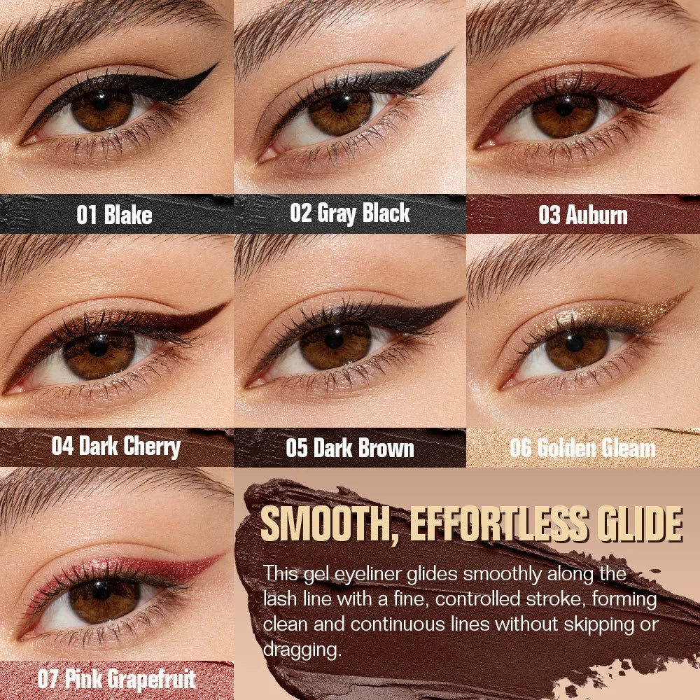 Waterproof Black Brown Eyeliner Gel Pencil Lipliner Multi-purpose Oasis Select